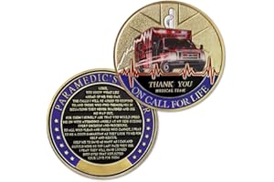 E-COIN Paramedic's Prayer EMT EMS Challenge Coin