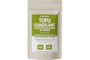 Coolinario Glucono Delta Lactone - GDL Tofu Coagulant (1 LB) Mild Acidulant & Coagulant for Tofu, Cheese & Baking | Gentle Sweet-Tart Flavor | Perfect for Molecular Gastronomy & Food Preservation
