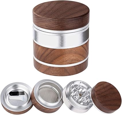 Amazon Cigamate ハーブグラインダー 木製グラインダー ハーブスパイスグラインダー 4ピース ハーブ用グラインダー 2 5インチ グラインダー 大容量 花粉キャッチャー付き Cigamate ミル Amazon Cigamate ハーブグラインダー 木製グラインダー ハーブスパイスグラインダー 4ピース ハーブ用グラインダー 2 5インチ グラインダー 大容量 花粉キャッチャー付き Cigamate ミル