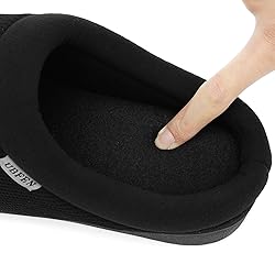UBFEN Mens Slippers for Indoor Bedroom Memory Foam