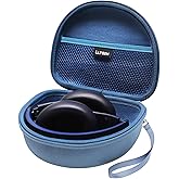 Headphone Case Compatible with Beats Studio Pro/Solo 4 / Studio 3 / Solo 3 / Picun B8 / BERIBES/JLab JBuds Lux ANC Wireless Bluetooth Noise Cancelling Headphones, Blue(Case Only)
