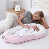 YGJT Baby Nest Pod 0-12 Months Lounger Bassinet Portable Newborn Nest view 2