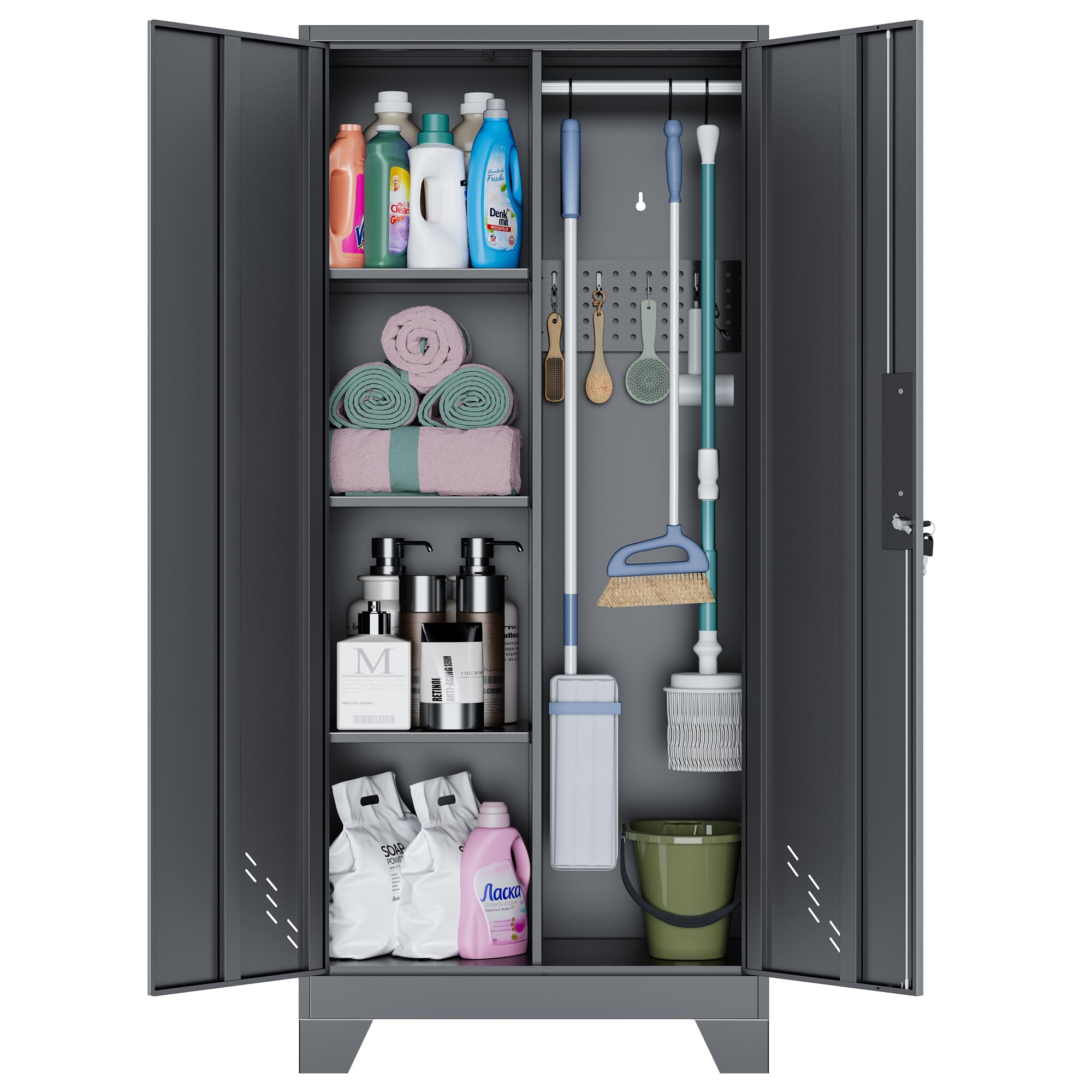 OSEILLC Metal Storage Cabinet with Locking