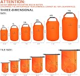 ioutdoor Waterproof Dry Bag 2L Orange Lightweight Compression Sack Kayaking view 3