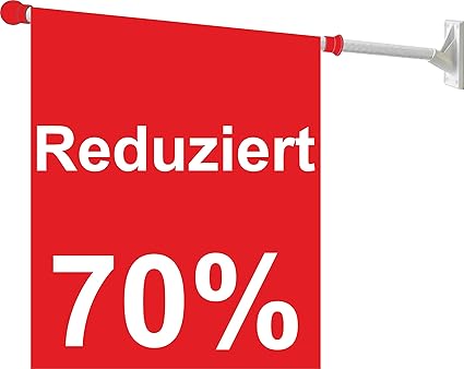 Advertising Flag24 Flag Reduced With 10 30 40 50 60 70 80 90 100 Sale And Clearance Sale 70 Amazon Co Uk Garden Outdoors