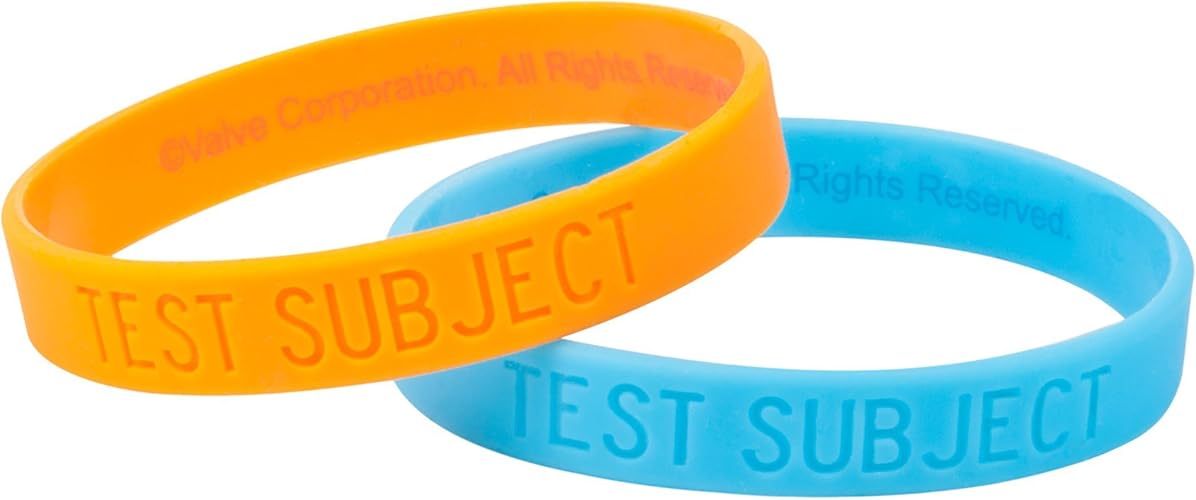 Amazon Co Jp Jinx Portal 2ゴムブレスレットリストバンドのセット2 Wristbands おもちゃ