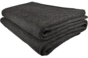 EMERGENCY PREP GEAR EPG Extra Large Wool Blanket with Zippered Bag | Warm, Comfortable, Stylish, Military | XL Queen/King - 72 x 92 in, 80% Wool, 5.35 lbs | Camping, Outdoor, Bedding, Emergency, Survival, Cabin, RV