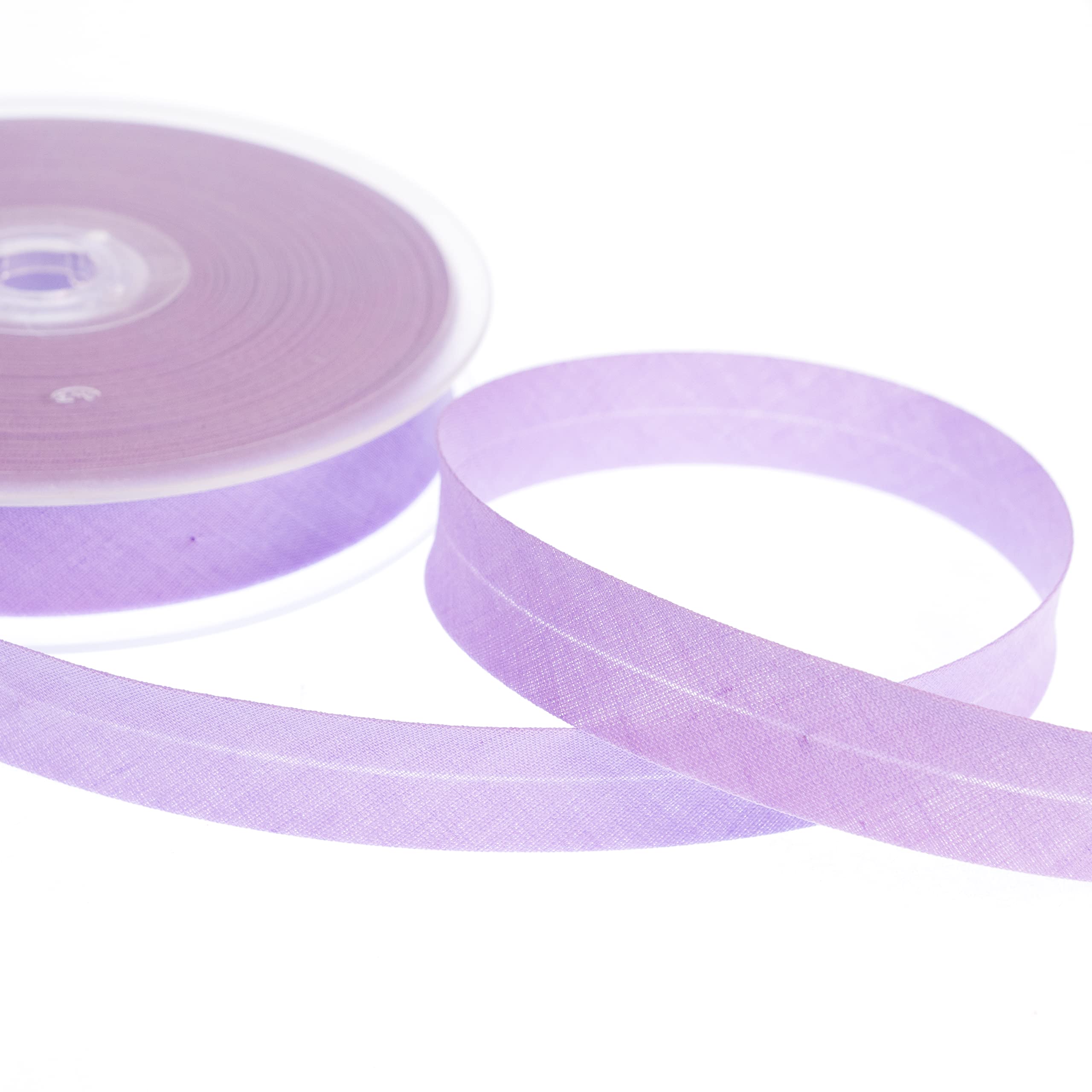 Realm Bias Binding Centre Fold Polycotton 18mm/30mm 5 Metres (Lilac, 18mm)