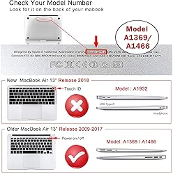 iCasso Compatible with MacBook Air 13 inch Case