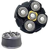 Head Shaver Replacement Head Compatible with Microtouch Titanium Electric Head Shaver Precision Head Trimmer Blade