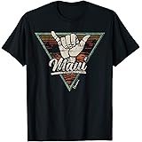 Maui Hawaii Souvenir Shirt for Men and WomenVintage Shaka Maui Hawaii Shirt - Maui HI shirt T-ShirtOEKO-TEX STANDARD 100