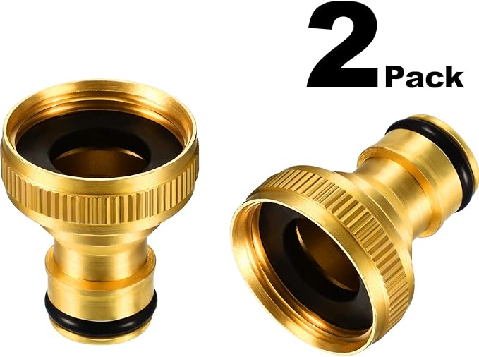 QZKJQDD Schlauchtülle 1/2 Zoll Messing - 4 Stück 10mm Schlauchanschluss - Für Garten & Sanitär