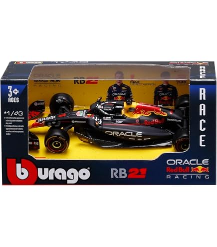 Amazon.com: Minichamps 410211333 1:43 Red Bull Racing Honda RB16B
