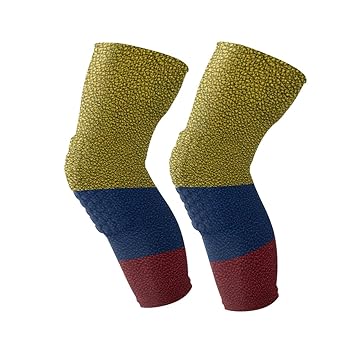 Colombia 4K Knee Brace Compression,Elastic Sleeve Support Braces with Cushion for Running, Workout