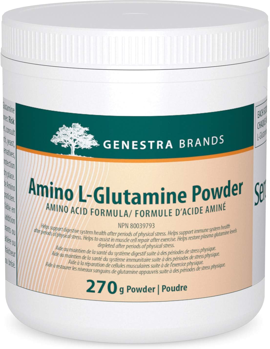 Genestra Brands Amino LGlutamine Powder Amino Acid Supplement for