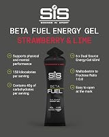 Science in Sport BetaFuel Gels Dual Source Energy Gel Strawberry Lime 6 Pack view 2