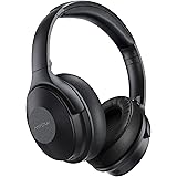 Mpow 45Hrs Active Noise Cancelling Headphones, H17 Bluetooth Headphones with Microphone, Over Ear, Quick Charge, Deep Bass, W