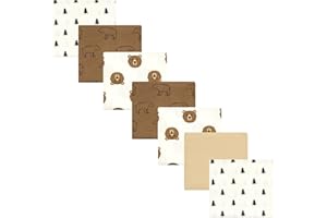 Luvable Friends Little Treasure Flannel Receiving Blankets 7pk