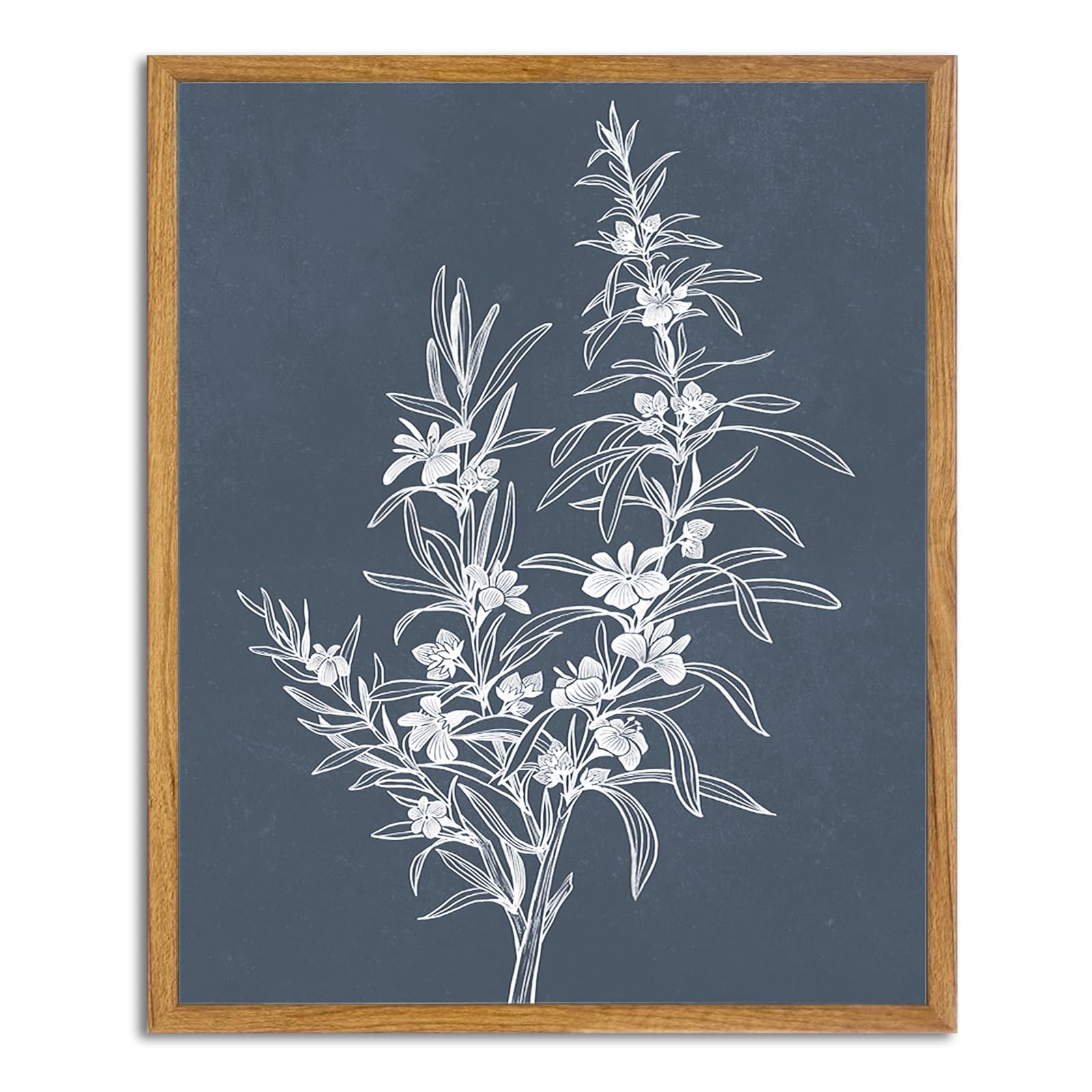 Photo 1 of AIRCS Framed Boho Botanical Plant Canvas Art Print Wall Art for Rustic Vintage Farmhouse Home Kitchen Living Room Bathroom Bedroom 8x10 inches