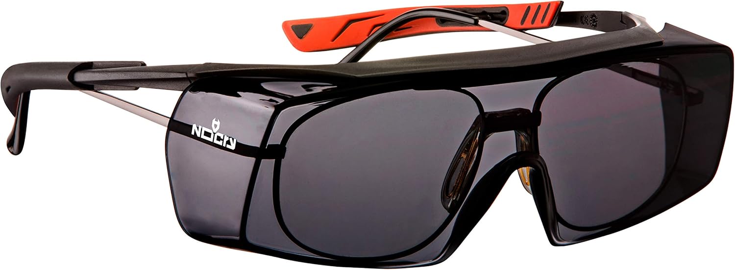 NoCry Tinted OverSpec Safety Glasses with AntiScratch Wraparound