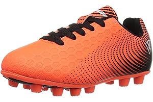 Vizari USA Stealth Boys Girls Soccer Cleats | Youth Firm Ground Athletic Outdoor Football Shoes for Toddler, Little Kid, Big Kid | Lightweight & Durable