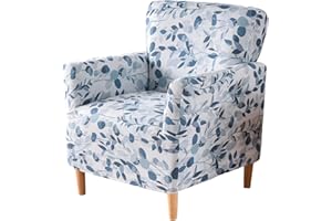 HAOYONG Banquet Armchair Slipcover Stretch Chair Covers 1-Piece Armchair Sofa Covers Soft Arm Chair Cover Removable Washable Single Couch Covers Furniture Protector for Living Room