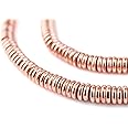 Copper Heishi Beads - Full Strand of Fair Trade Beading Supplies - The Bead Chest (5mm, Copper)