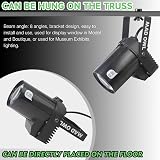 wecan Disco Ball Spotlight LED Pinspot Light 3W White Stage Beam view 2