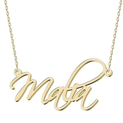 UMAGICBOX Personalized Name Necklace Malia 18K Gold