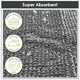 Emma Barclay Graphite Noodle Soft Touch Non-Slip Shower Mat 40x60cm view 6