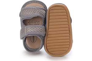 E-FAK Baby Boys Girls Summer Sandals Outdoor Beach Anti-Slip Rubber Soft Sole Newborn Toddler First Walker Shoes