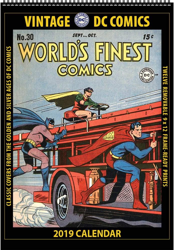 Vintage DC Comics 2019 Calendar: Classic DC Comics Covers