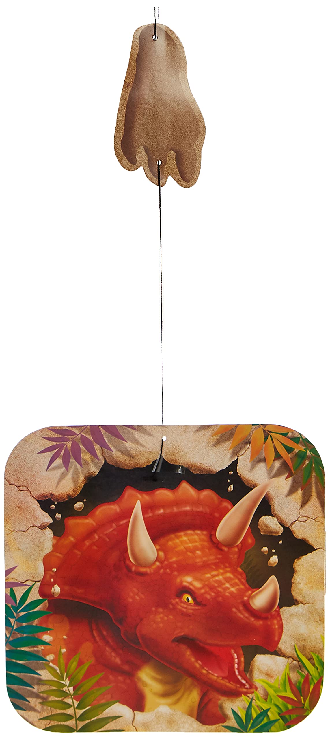 Creative Converting Dinosaur Hanging Cutouts Party Decoration,40.2"-3 Pcs, Paper, Dino Blast, One size, 995012