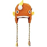 Hshsclth Funny Crochet Animal Beanie Hat Cute Handmade Knit Skull Cap Novelty Headwear for Adults and Kids