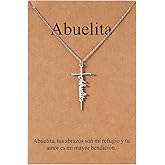 Lcherry Birthday Gifts for Grandma Mom Daughter Teacher Cross Necklace for Women Christian Necklaces Religious Gifts Jewelry for Women Mother's Day