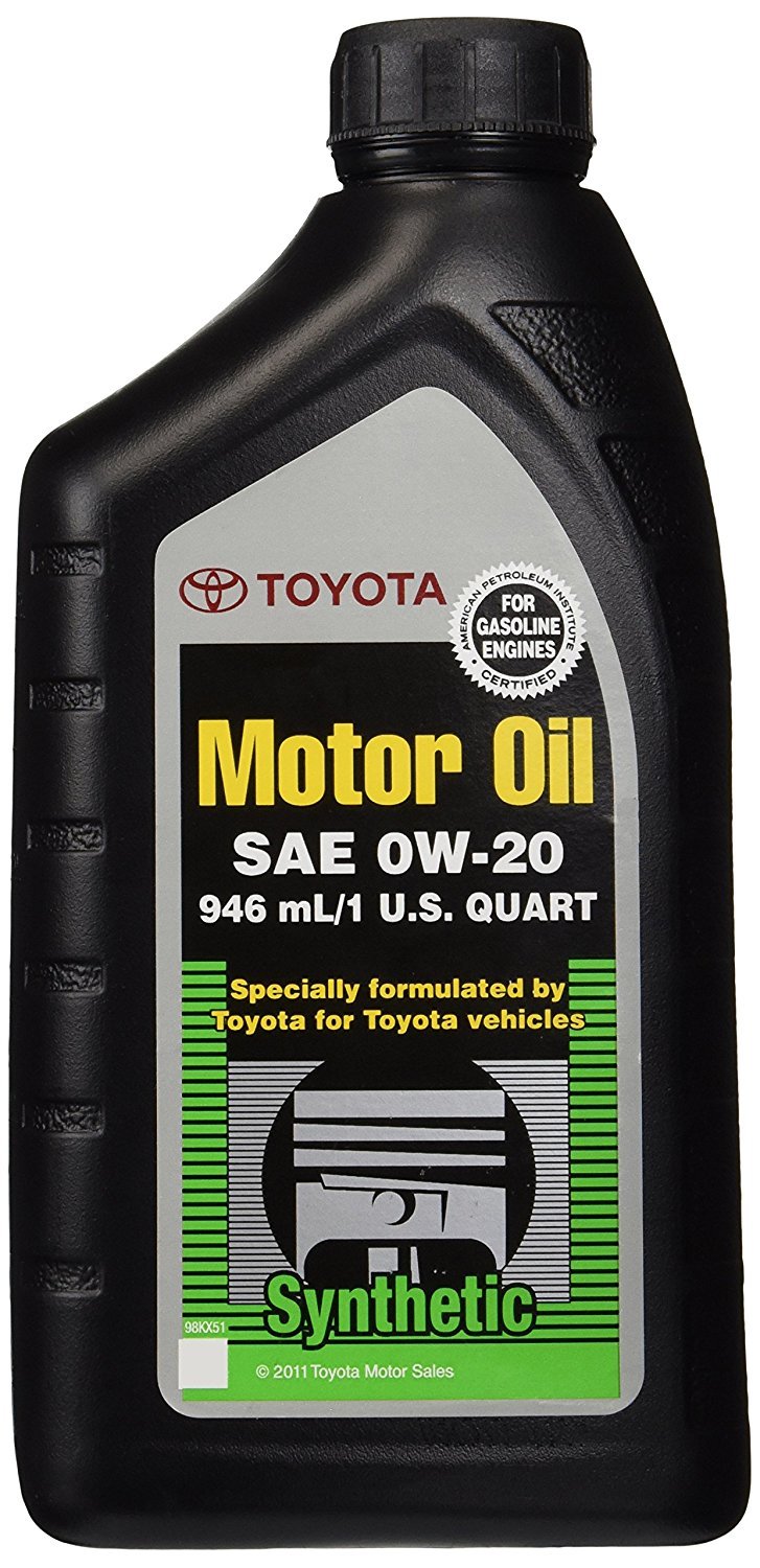 Amazon.com: TOYOTA Case of 12 Quarts Full Synthetic 0W-20 Oil: Automotive