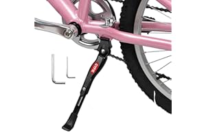 Cyfie Bike Kickstand Adjustable Center Mount Bicycle Kickstands Bike Stand for Mountain Bike/Road Bicycle/Adult Bike/Sports B