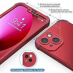 ORETECH for iPhone 13 Mini Case, with [2 x Screen
