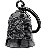 Motorcycle for Bells - Motorcycle Angel Bell for Men Women,Bell Biker Accessory,Guard Riding Safety (Black)