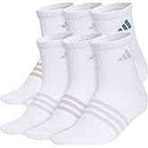 adidas womens Superlite Quarter Ankle Socks (6-pair Pack)