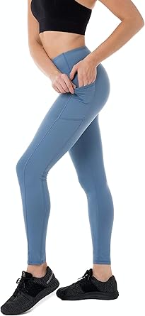 Basic Yoga Leggings with Side Pockets 