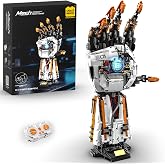 UNCLE BRICK Technical Robotic Hand Building Blocks Kit,Equipped with 4 Motors and Can Be Remotely Controlled,Set for Aged 8-14 and Aldult,Suitable As A Holiday Or Birthday Gift for Children(1622 PCS)