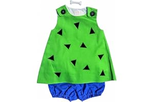 Luke and Lulu Halloween Toddlers Costume - Pebbles Outfit For Baby Girls - Caveman Bam Bam Costume for Baby Boys