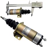 Nayuank 12V Fuel Shutdown Solenoid Valve 1502-12C2U1B2 150212C2U1B2 Compatible with Cummins Woodward Excavator Engine