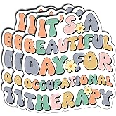(3Pcs) It’s a Beautiful Day for Occupational Therapy Sticker Cute OT Life Stickers for Laptop Water Bottle Tumbler Journal Vinyl Decal Medical Student Therapist Graduation Gifts Size 2.3 x 3 Inch