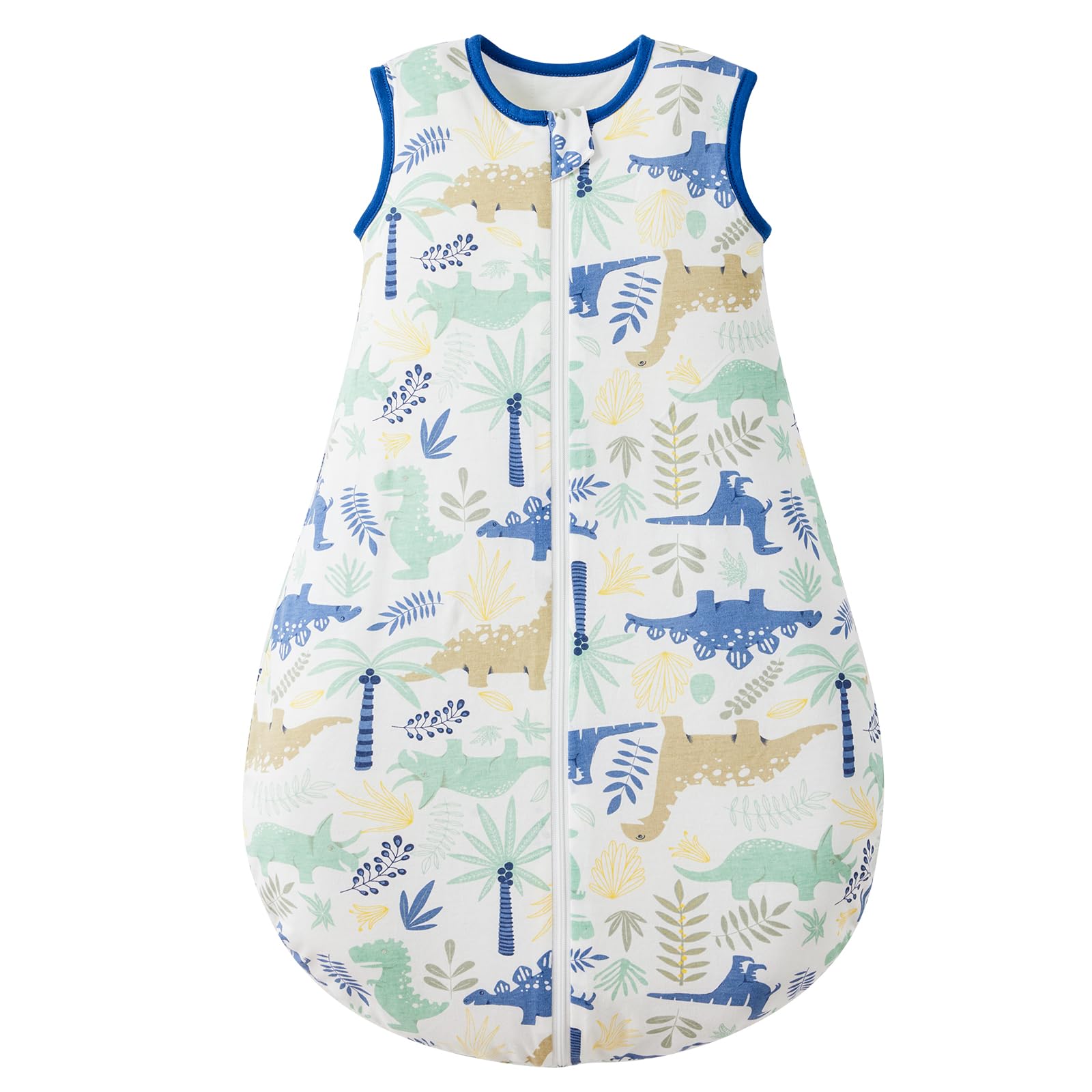 Duomiaomiao Baby Sleeping Bag Winter 2.5 Tog Sleeping Bag 18-36 months 100% Cotton Baby Wearable Blanket for Newborn., Dinosaur — image 1
