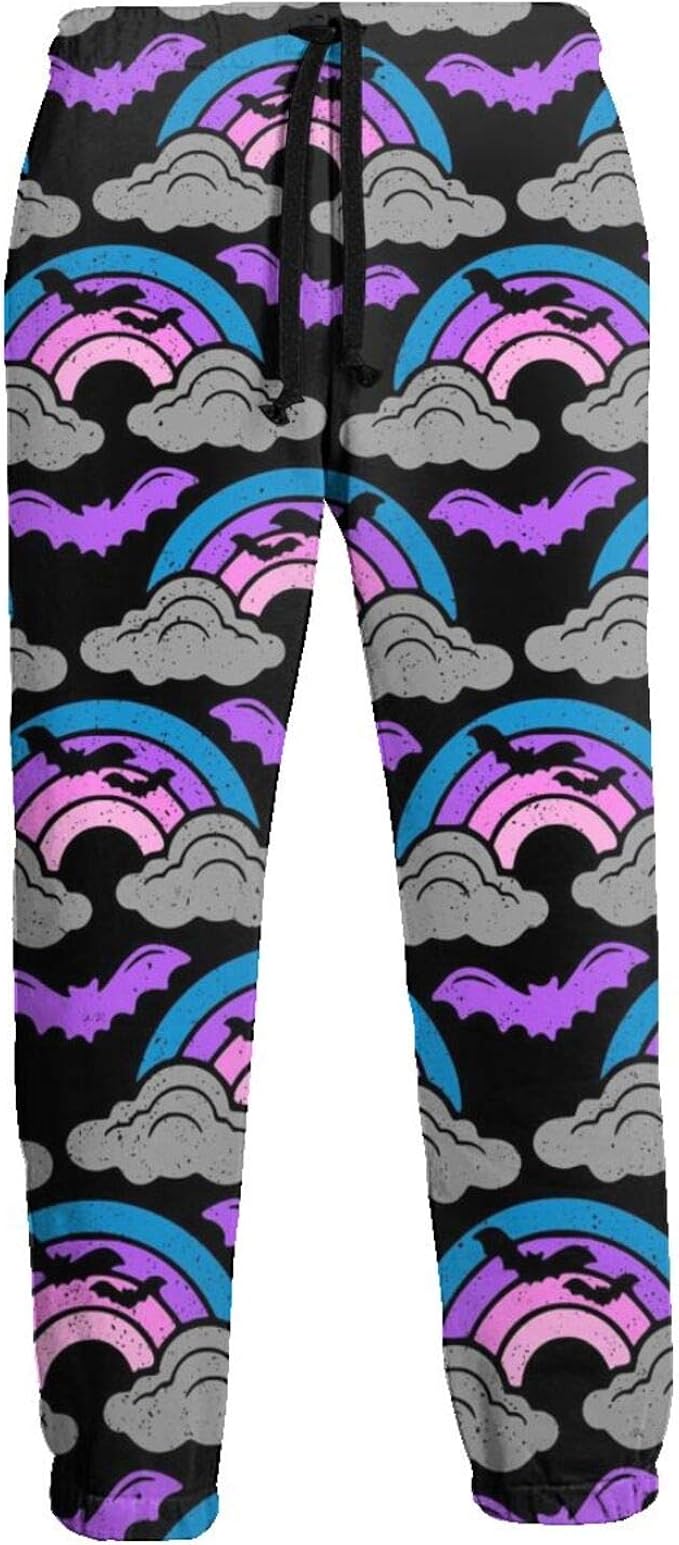 Amazon Co Jp ハロウィーンの不気味な虹のパターンロングパンツ メンズ おしゃれ スウェットパンツ カジュアルなズボン フィットネスパンツ 柔软 ズボン 服 ファッション小物