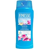 FINESSE Normal Hair Shampoo for Men &amp; Women to Enhance Shine &amp; Manageability, Made with Hyaluronic Acid, Camellia Oil &amp; Keratin, 24 Fl Oz, 1 Pack