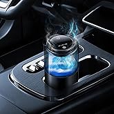 Kwak's Smart Car Air Freshener, Rechargeable Fragrance Diffuser for Essential Oils with Three Fragrance Modes Cool Automotive Accessories, Auto On/Off