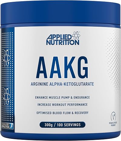 Applied Nutrition AAKG L Arginine Alpha Ketoglutarate 3000mg 100 Servings 300g
